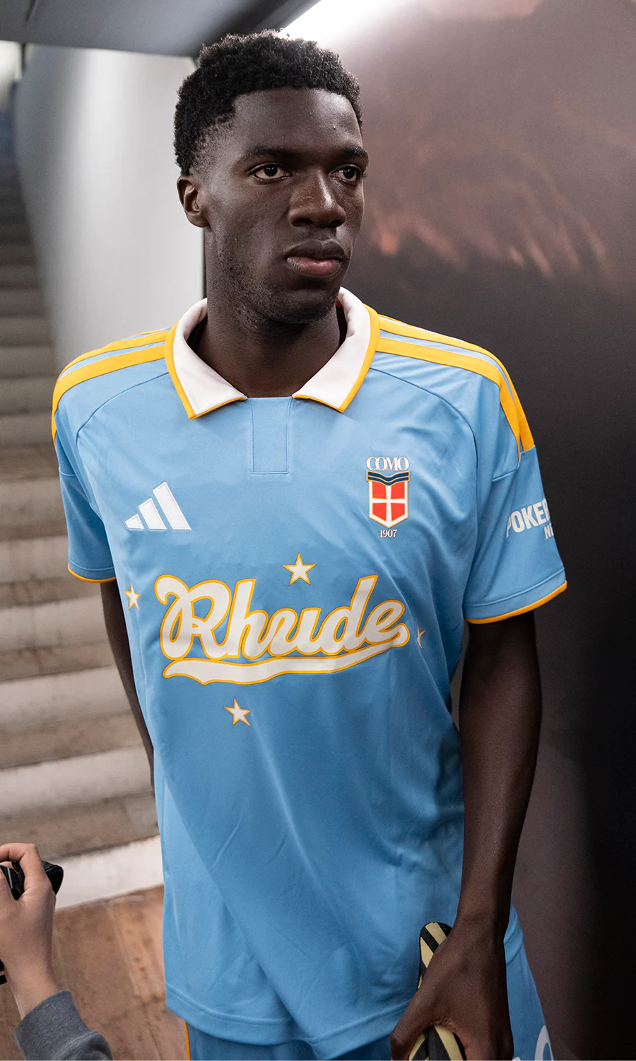 Como 1907 x Rhude x adidas fourth jersey