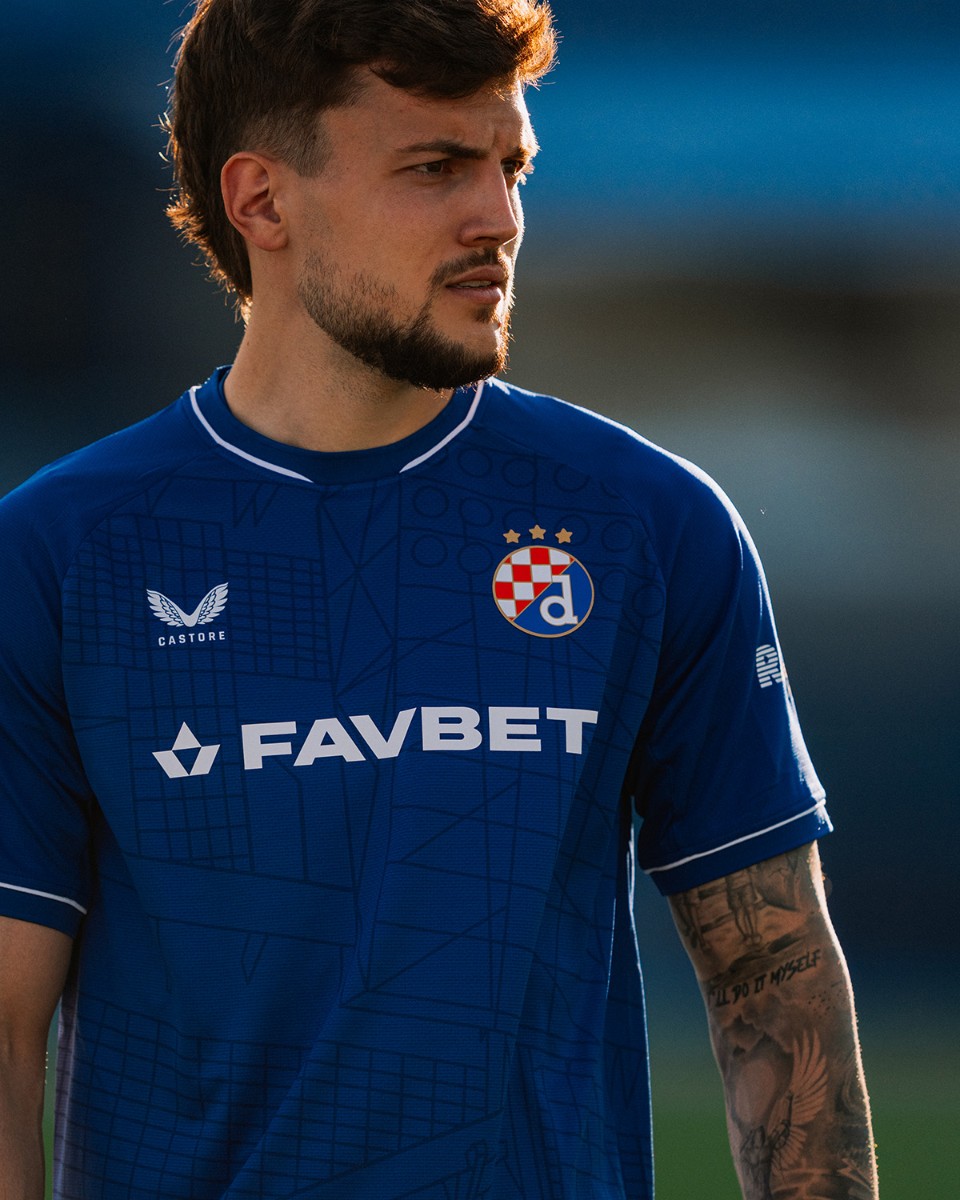 Dinamo Zagreb 2026-27 home kit worn