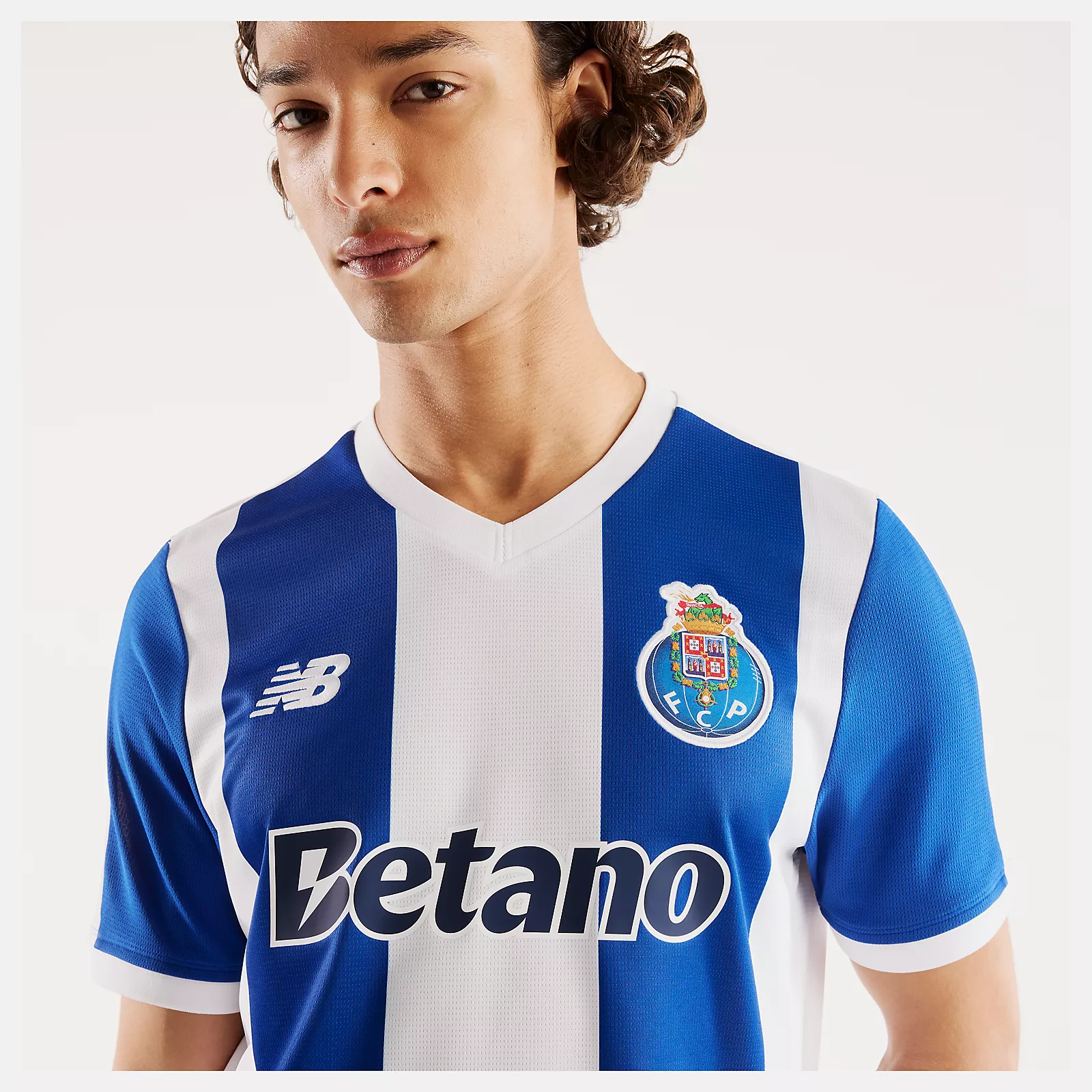 FC Porto 2026/27 New Balance home kit: blue and white stripes with a vintage nod