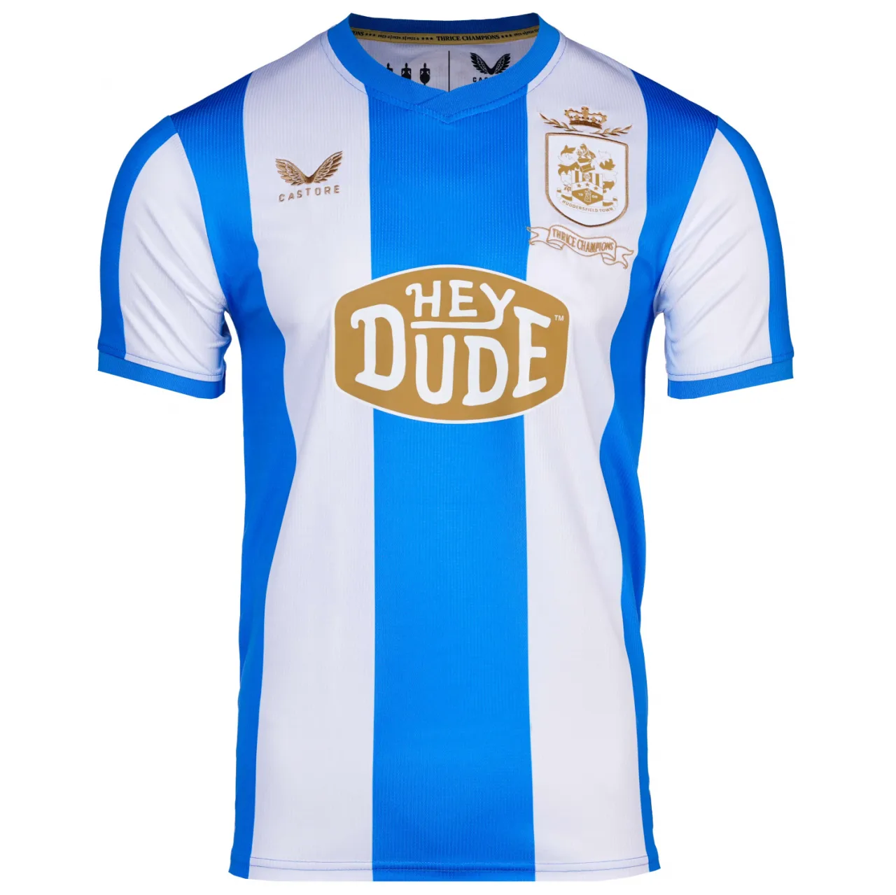 Huddersfield Town Thrice Champions anniversary kit