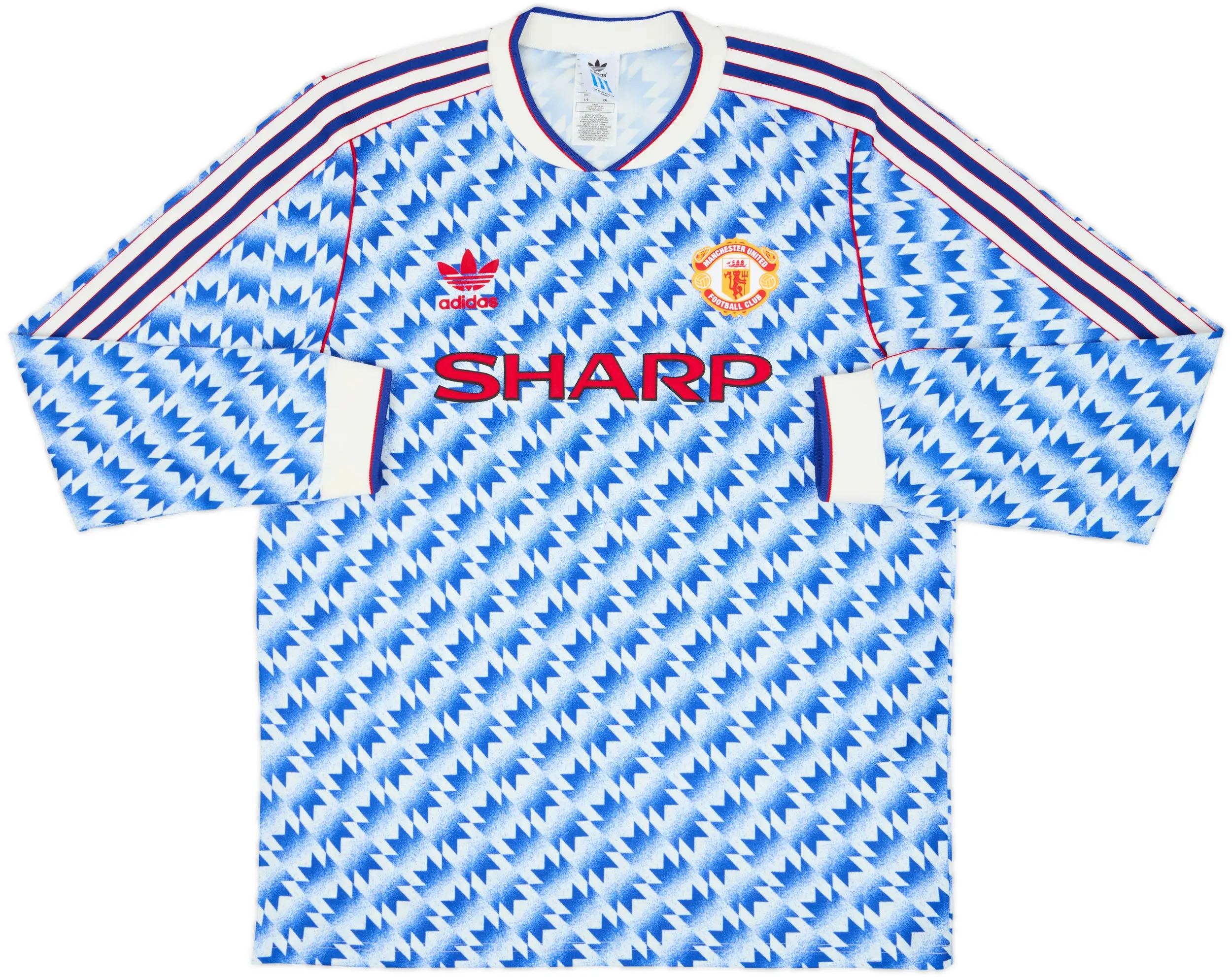Manchester United 1990-92 away reissue front