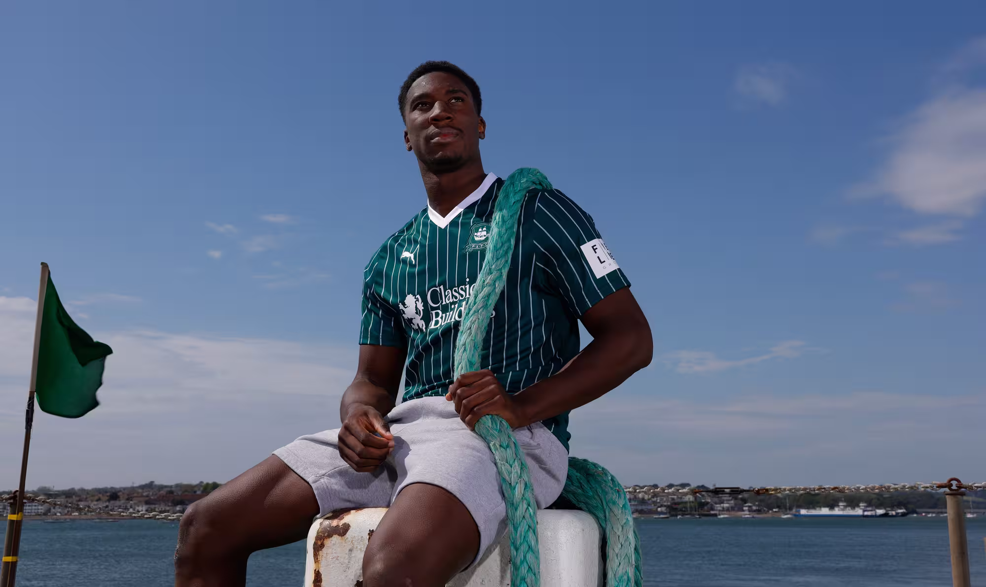 Plymouth Argyle 2026-27 home kit: Puma's rope-pinstripe tribute to the Ocean City