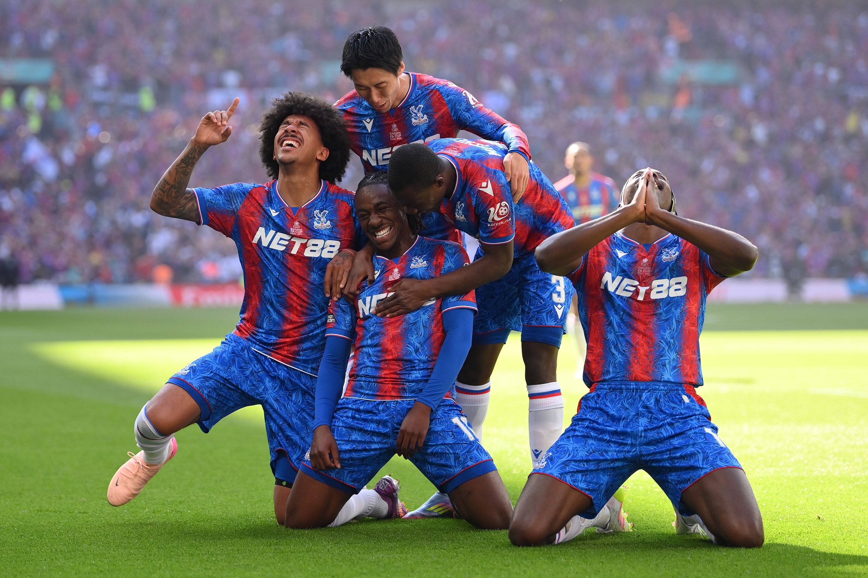 Crystal Palace at the 2016 FA Cup final in Macron