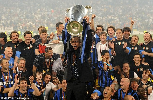 Inter Milan Champions League celebration 2009-10