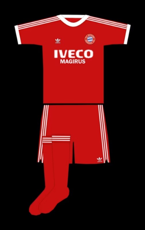 Bayern München 1983-84 Home Kit
