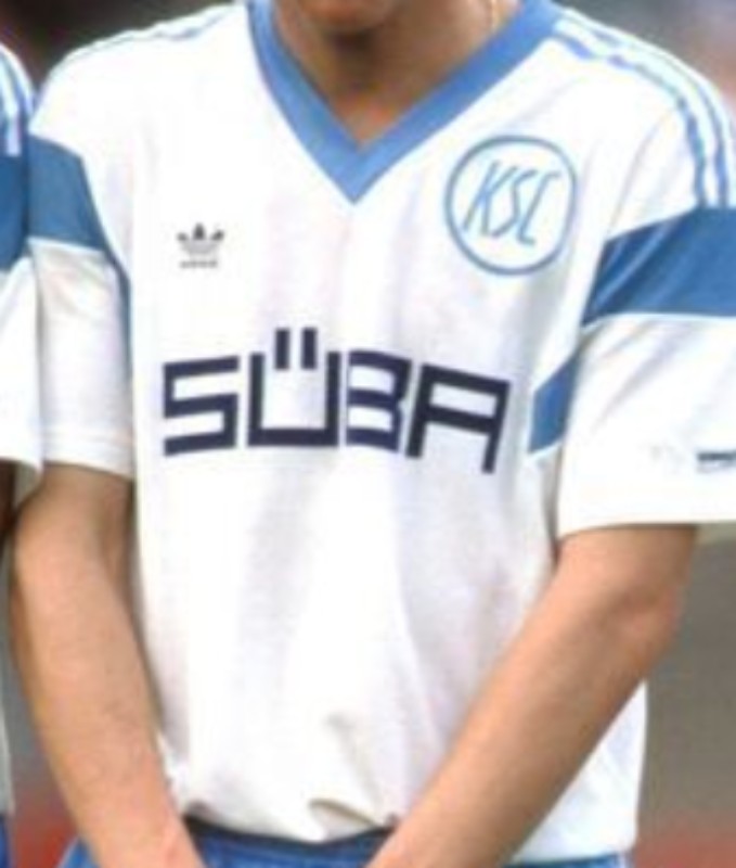 Karlsruher SC 1989-90 Home Kit