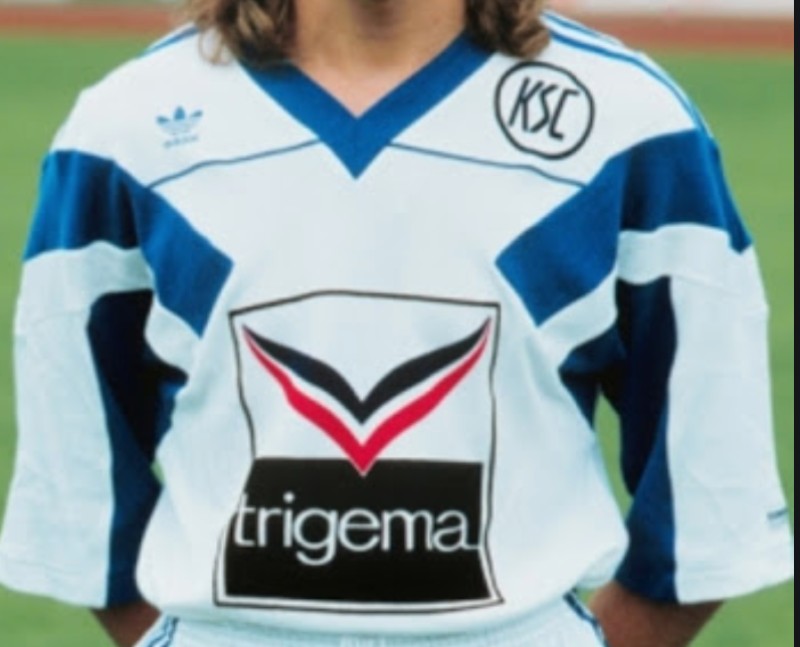 Karlsruher SC 1990-91 Home Kit