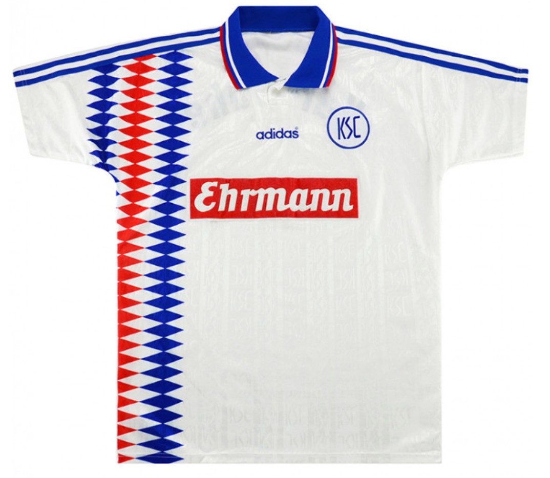 Karlsruher SC 1995-96 Home Kit