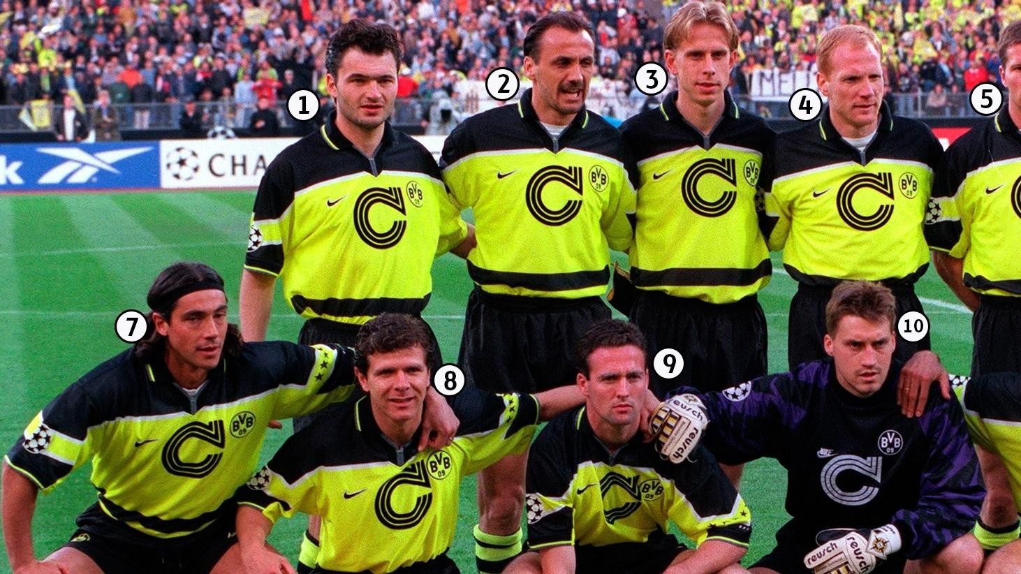 Borussia Dortmund 1996-97 Champions League Final Kit