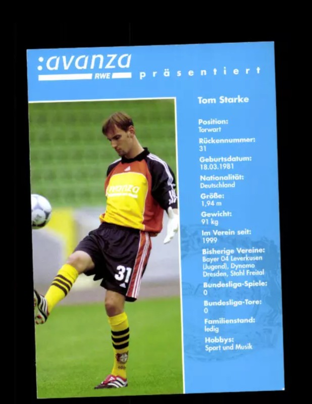 Bayer 04 Leverkusen 2000-01 GK 8 Kit