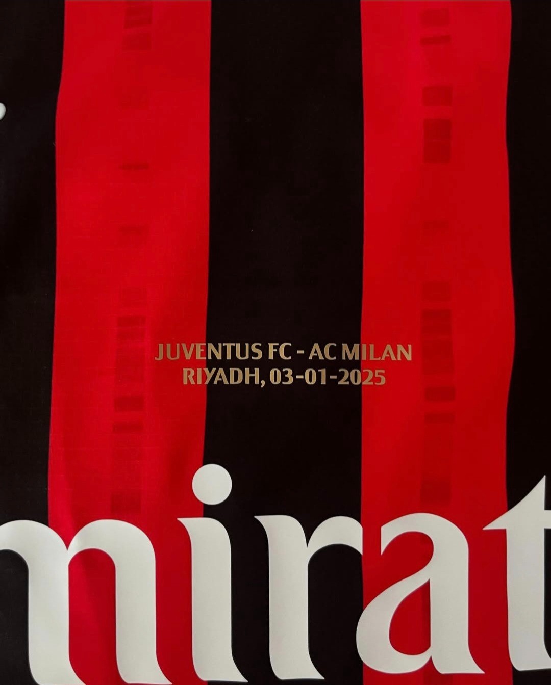 AC Milan 2024-25 Supercoppa Italiana Kit