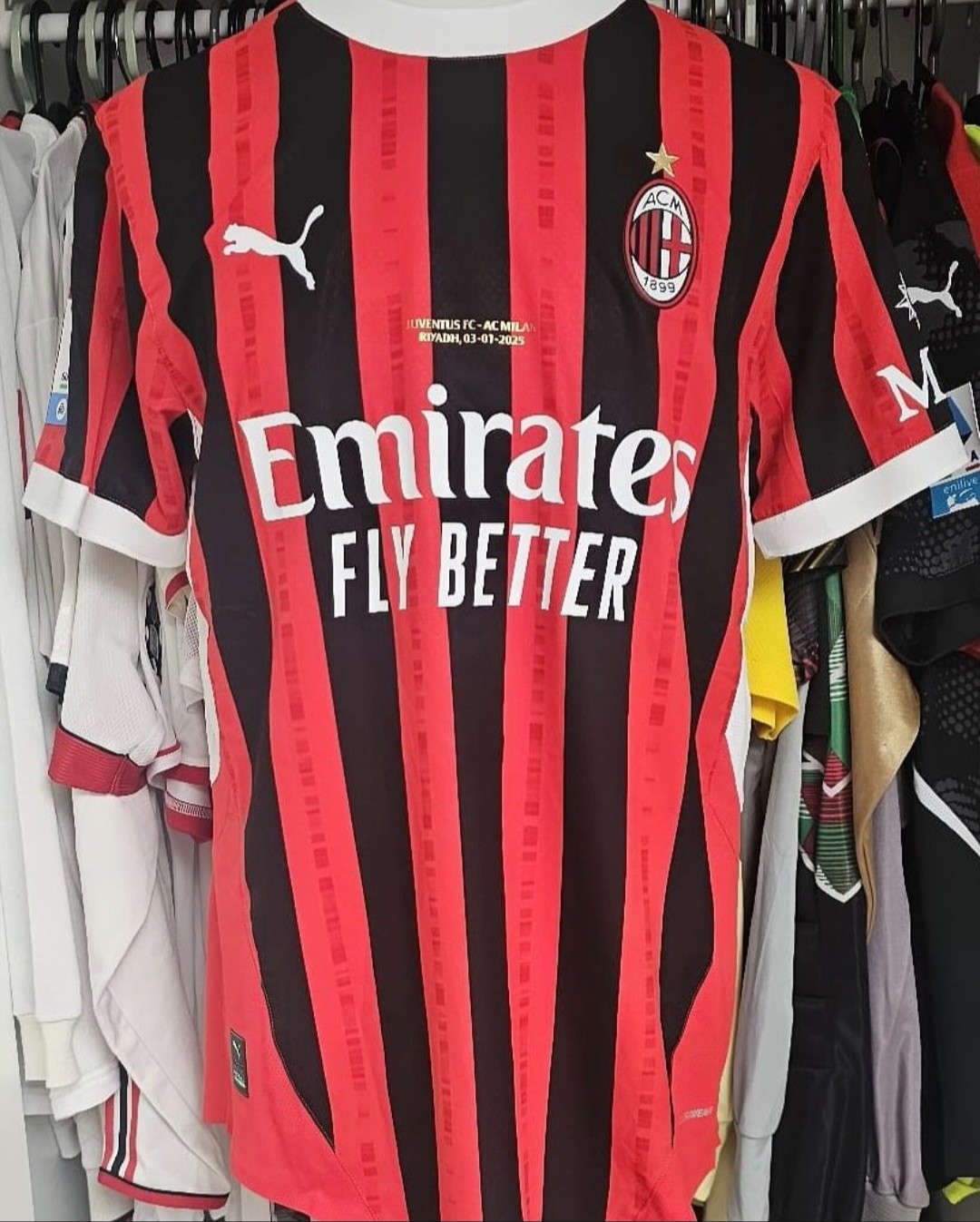 AC Milan 2024-25 Supercoppa Italiana Kit