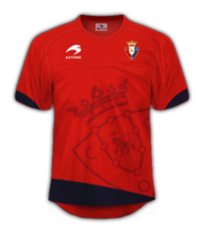 CA Osasuna 2011-12 Home Kit