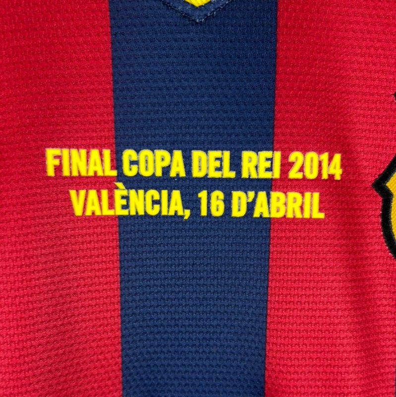 FC Barcelona 2013-14 Copa del Rey Final Kit