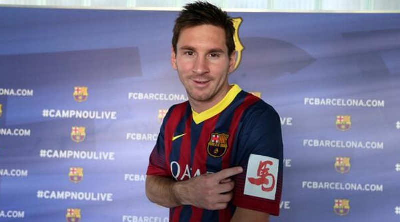 FC Barcelona 2013-14 Home V3 Kit