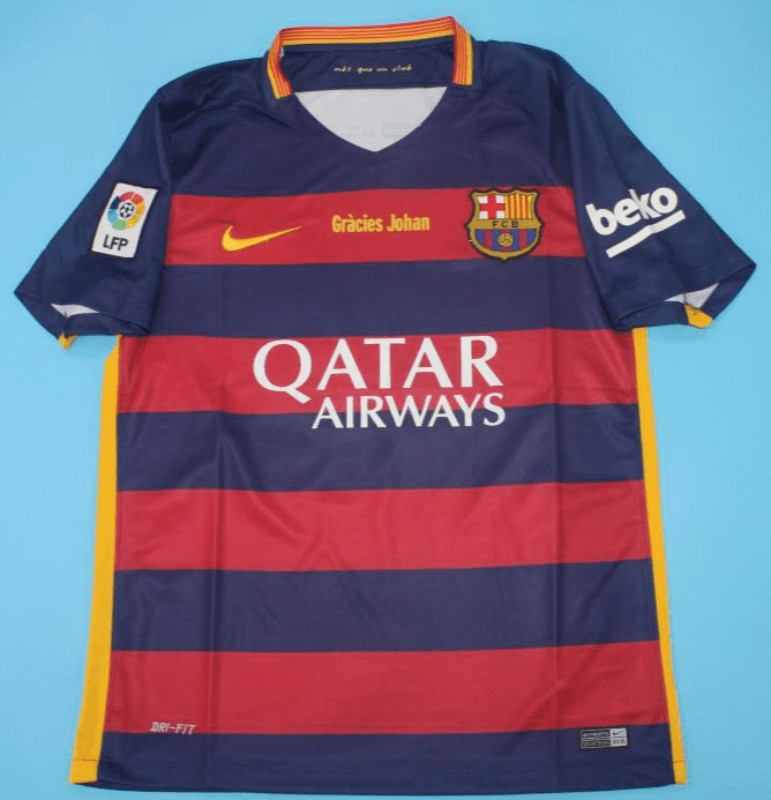 FC Barcelona 2015-16 Home V3 Kit