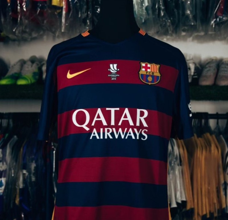 FC Barcelona 2015-16 Supercopa de España Home Kit