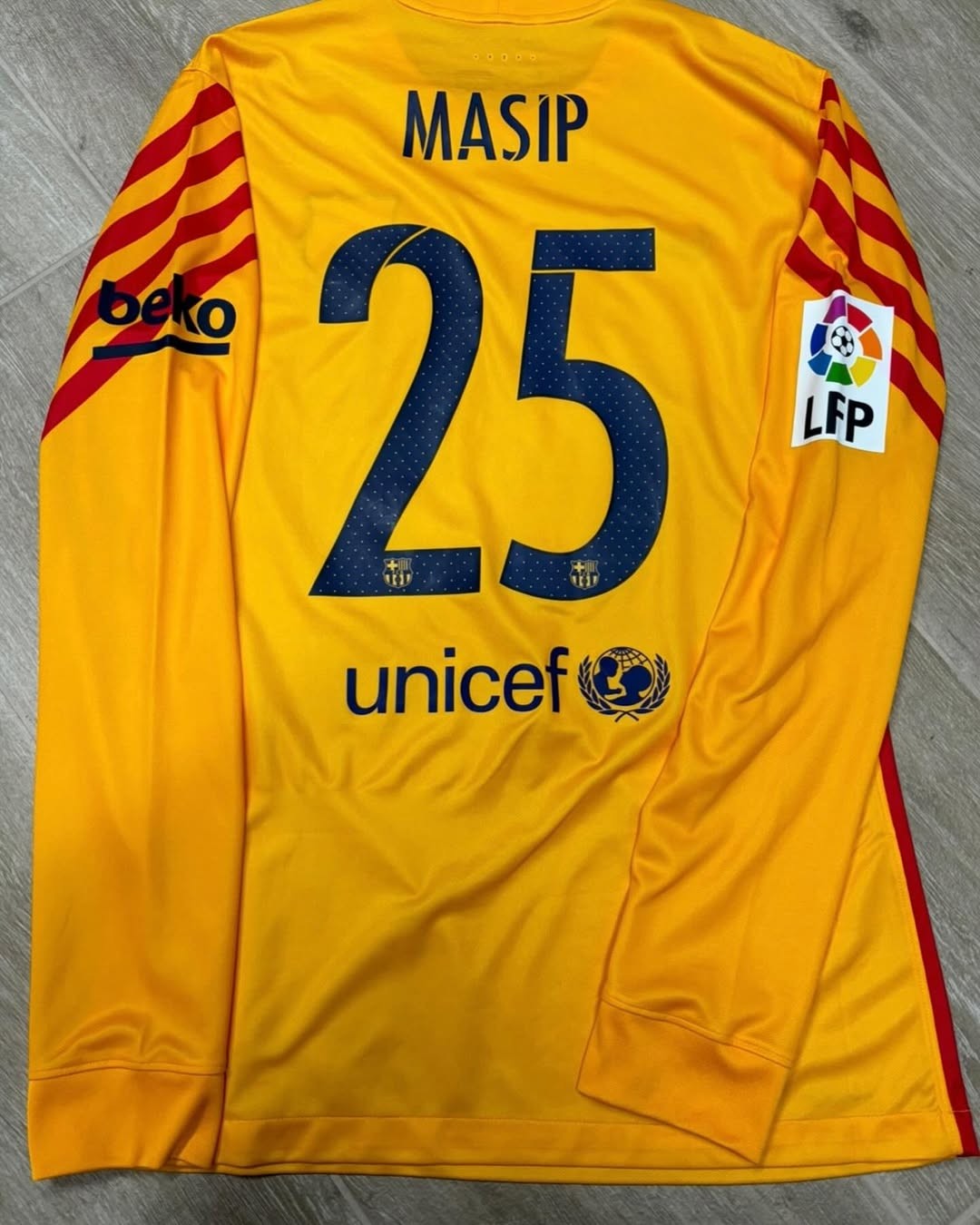 FC Barcelona 2015-16 GK Home V2 Kit