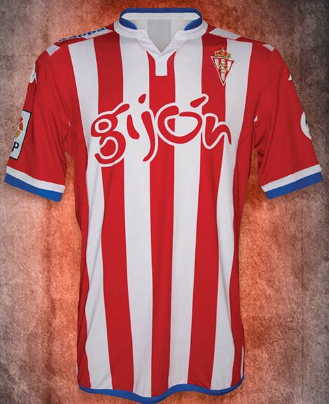 Sporting Gijón 2015-16 Home Kit