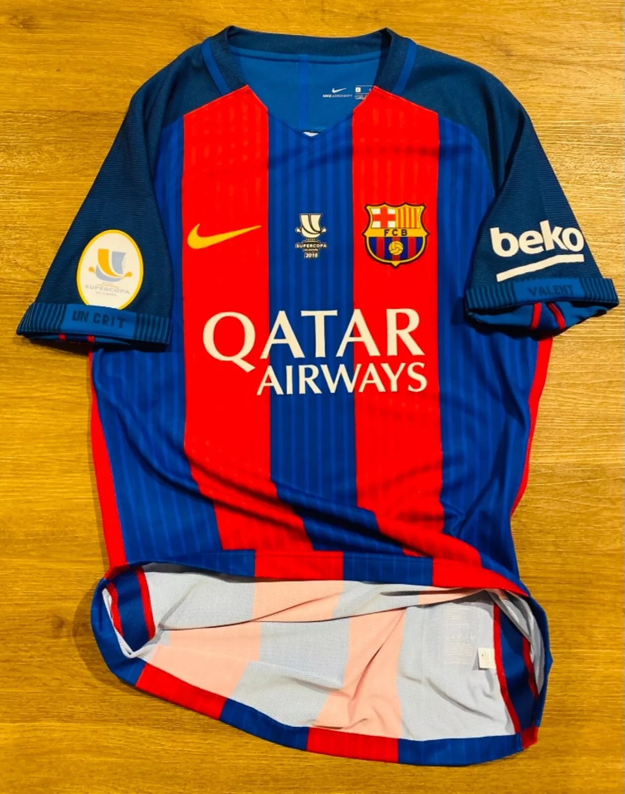 FC Barcelona 2016-17 Supercopa de España Home Kit