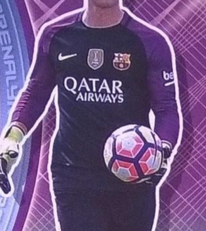 FC Barcelona 2016-17 GK Home V2 Kit