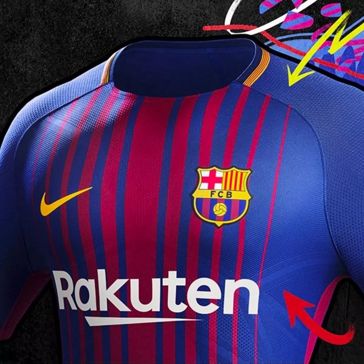 FC Barcelona 2017-18 Home Kit