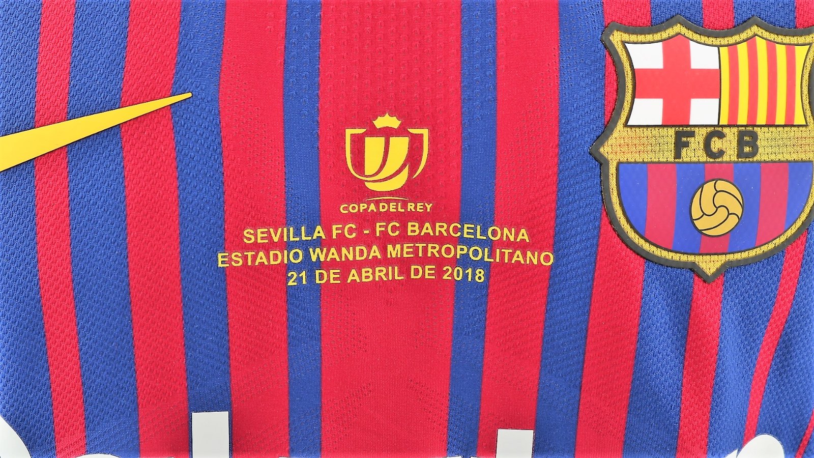 FC Barcelona 2017-18 Copa del Rey Final Kit