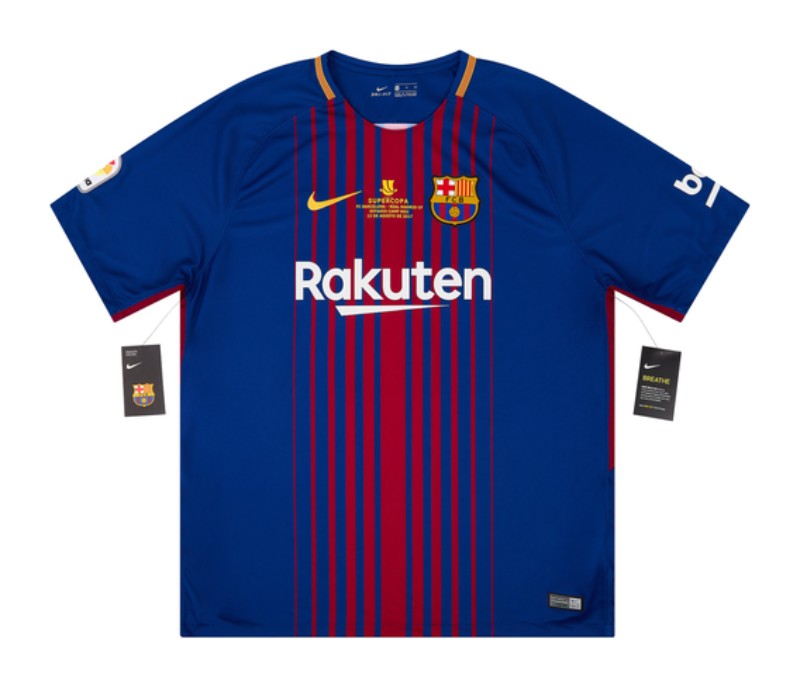 FC Barcelona 2017-18 Supercopa de España Home Kit