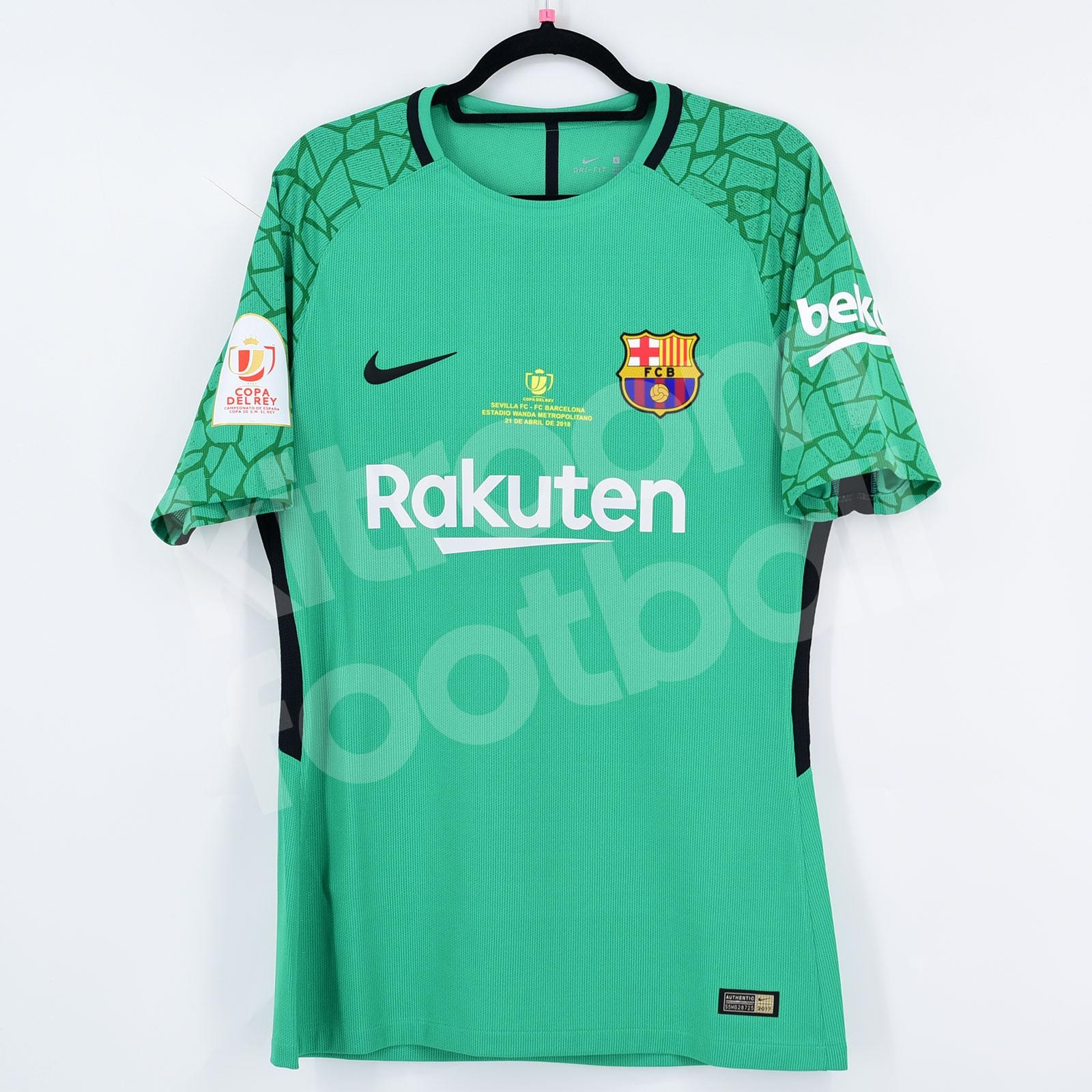 FC Barcelona 2017-18 Copa del Rey Final GK Kit