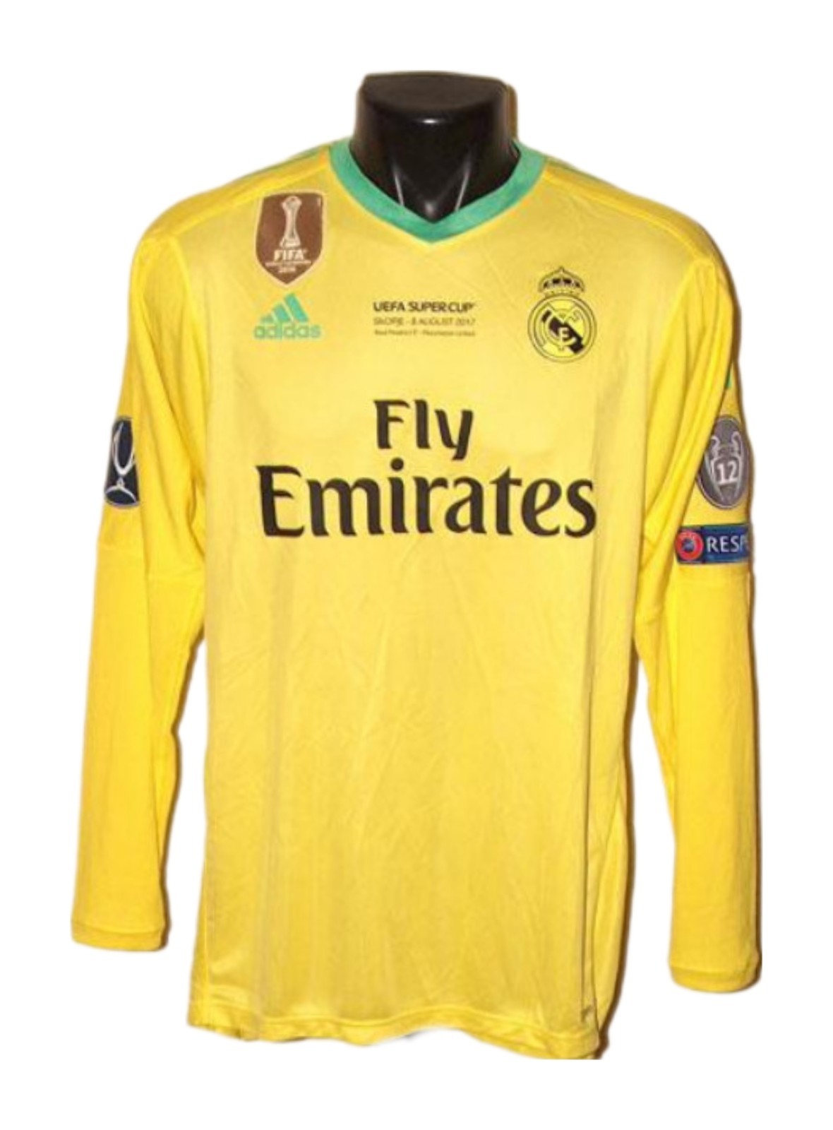 Real Madrid 2017-18 UEFA Super Cup GK Kit