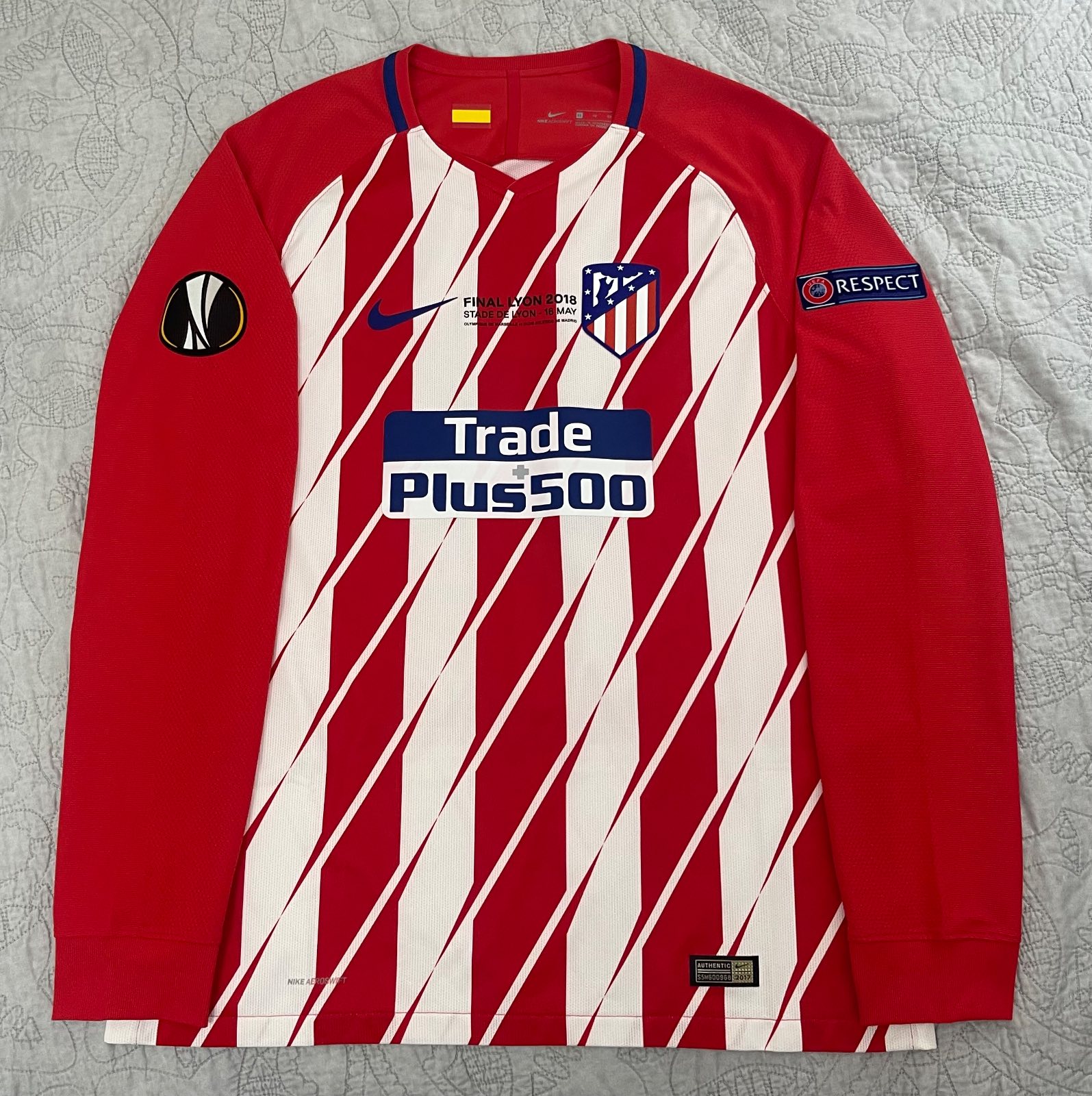 Atlético Madrid 2017-18 Europa League Final Kit