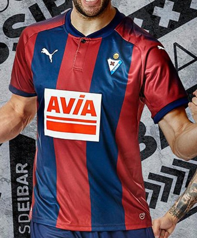 SD Eibar 2017-18 Home Kit