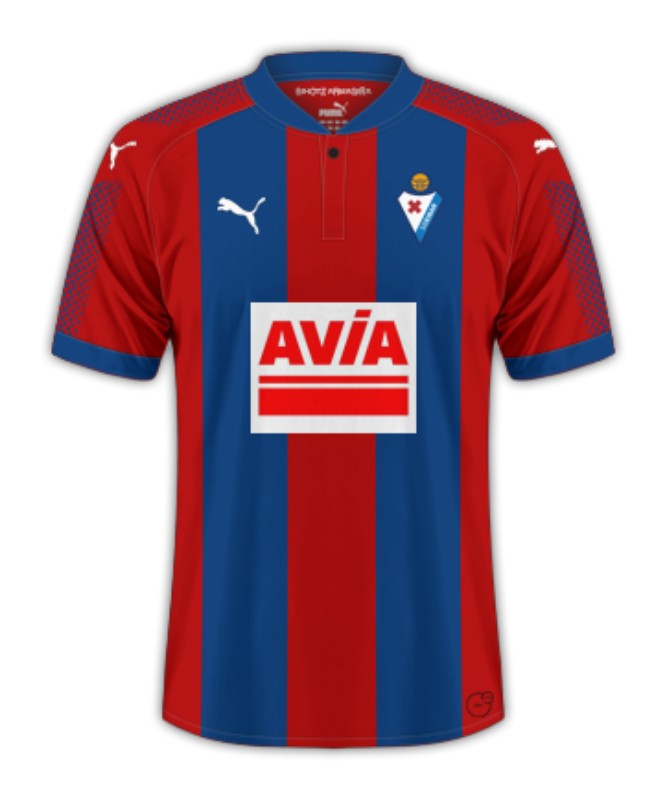 SD Eibar 2017-18 Home Kit