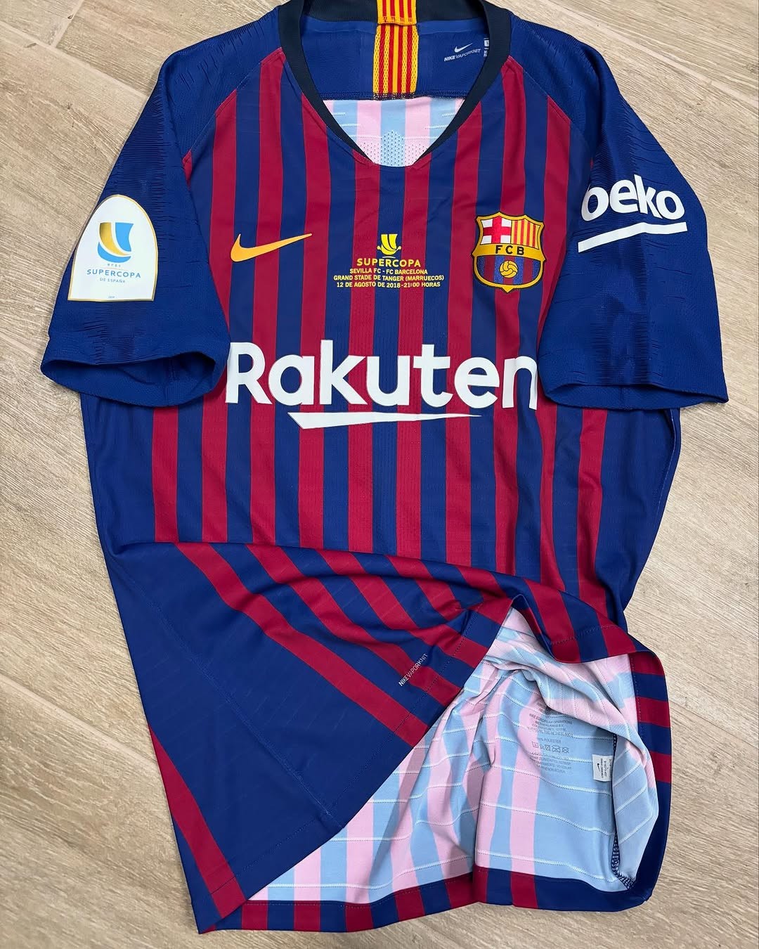 FC Barcelona 2018-19 Supercopa de España Home Kit