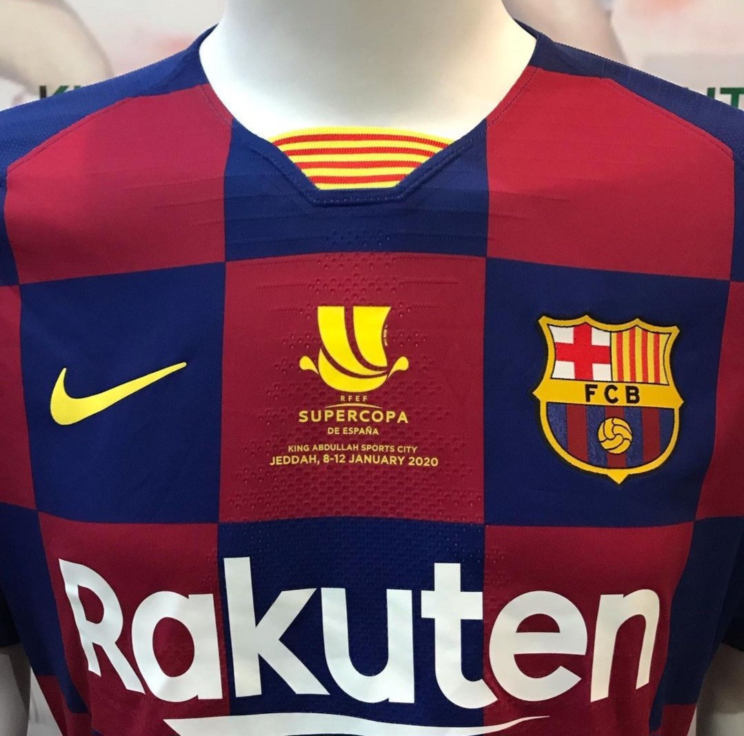 FC Barcelona 2019-20 Supercopa de España Home Kit