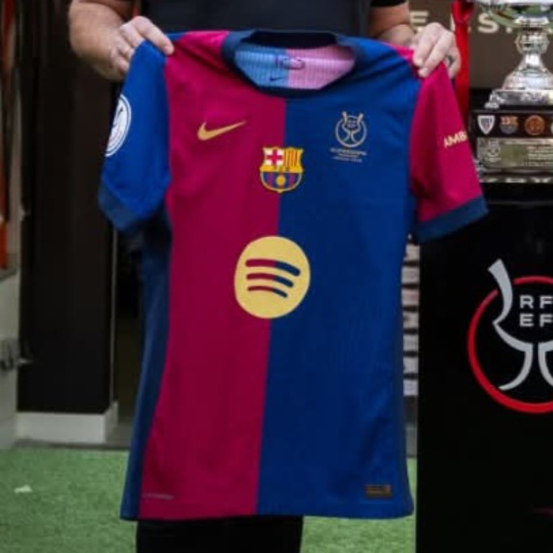 FC Barcelona 2024-25 Supercopa de España Final Kit