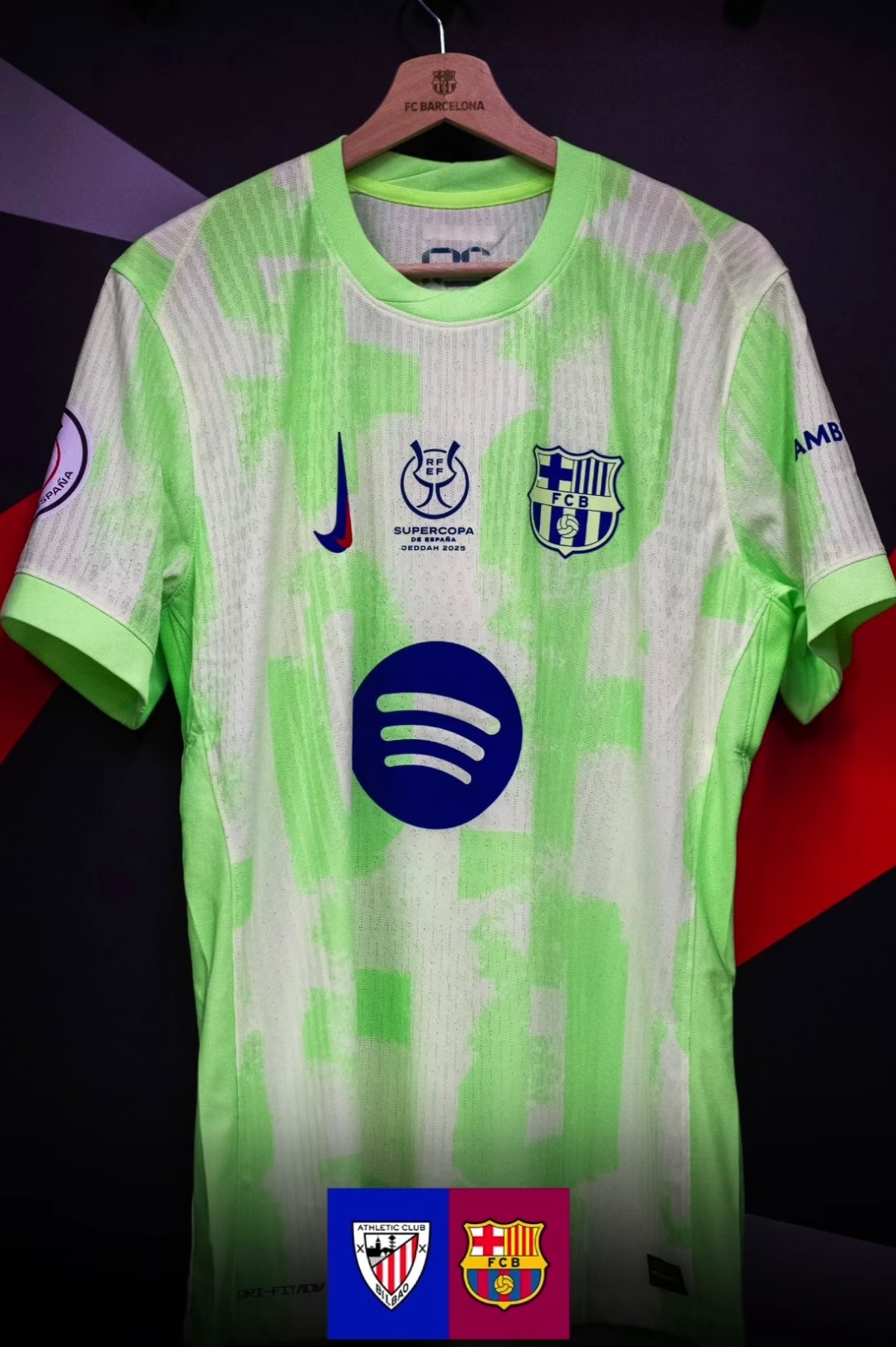 FC Barcelona 2024-25 Supercopa De España Third Kit