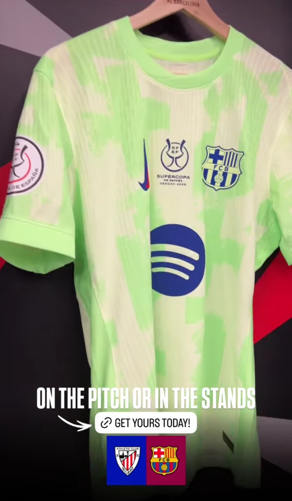 FC Barcelona 2024-25 Supercopa De España Third Kit