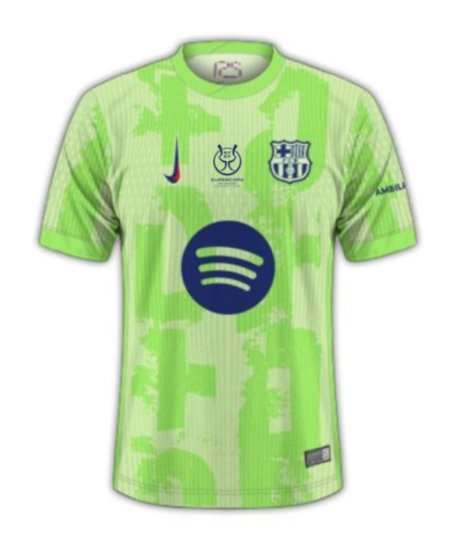 FC Barcelona 2024-25 Supercopa De España Third Kit