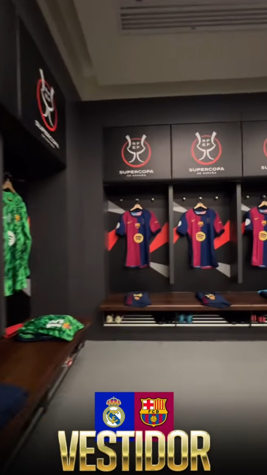 FC Barcelona 2024-25 GK Supercopa de España Final Kit