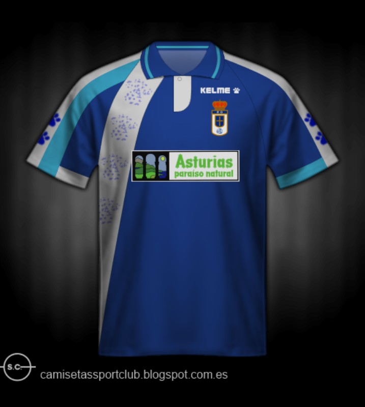 Real Oviedo 1993-94 Home Kit