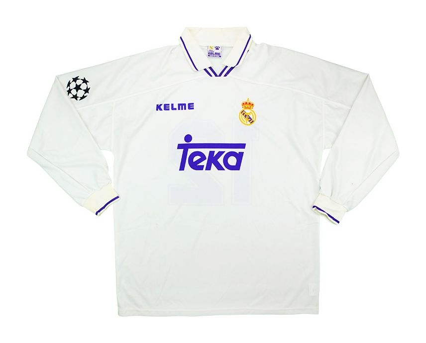 Real Madrid 1994-95 European Home Kit