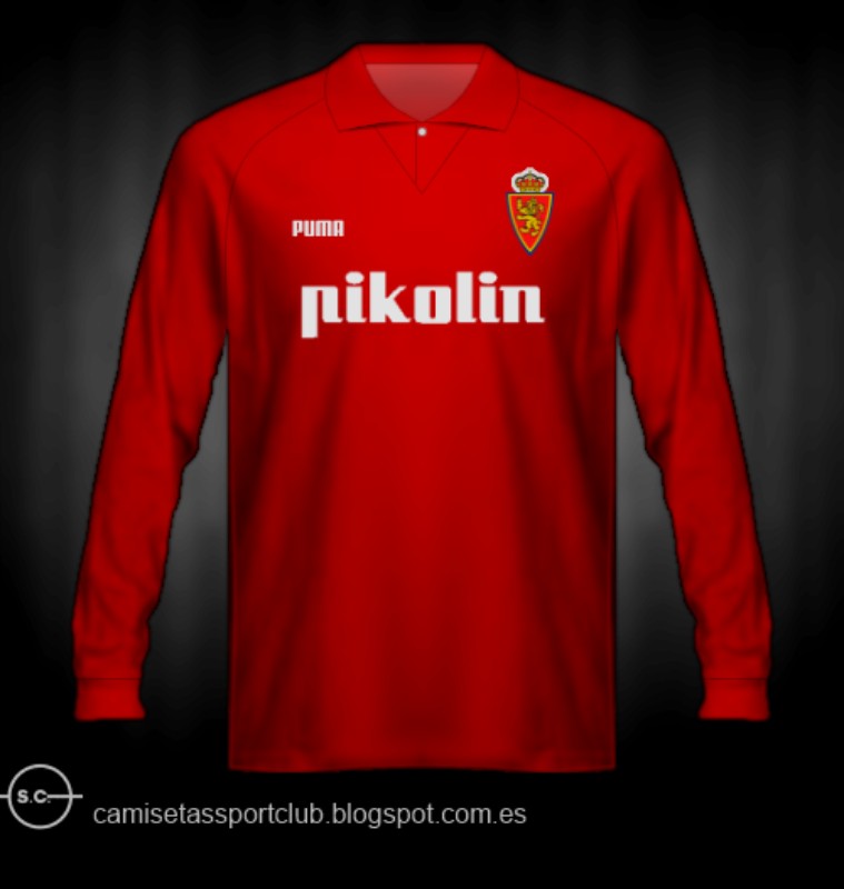 Real Zaragoza 1994-95 European Away Kit