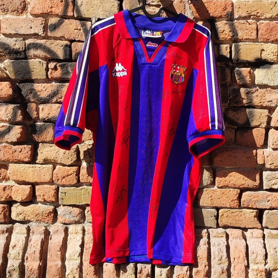 FC Barcelona 1995-96 UEFA Cup Home Kit