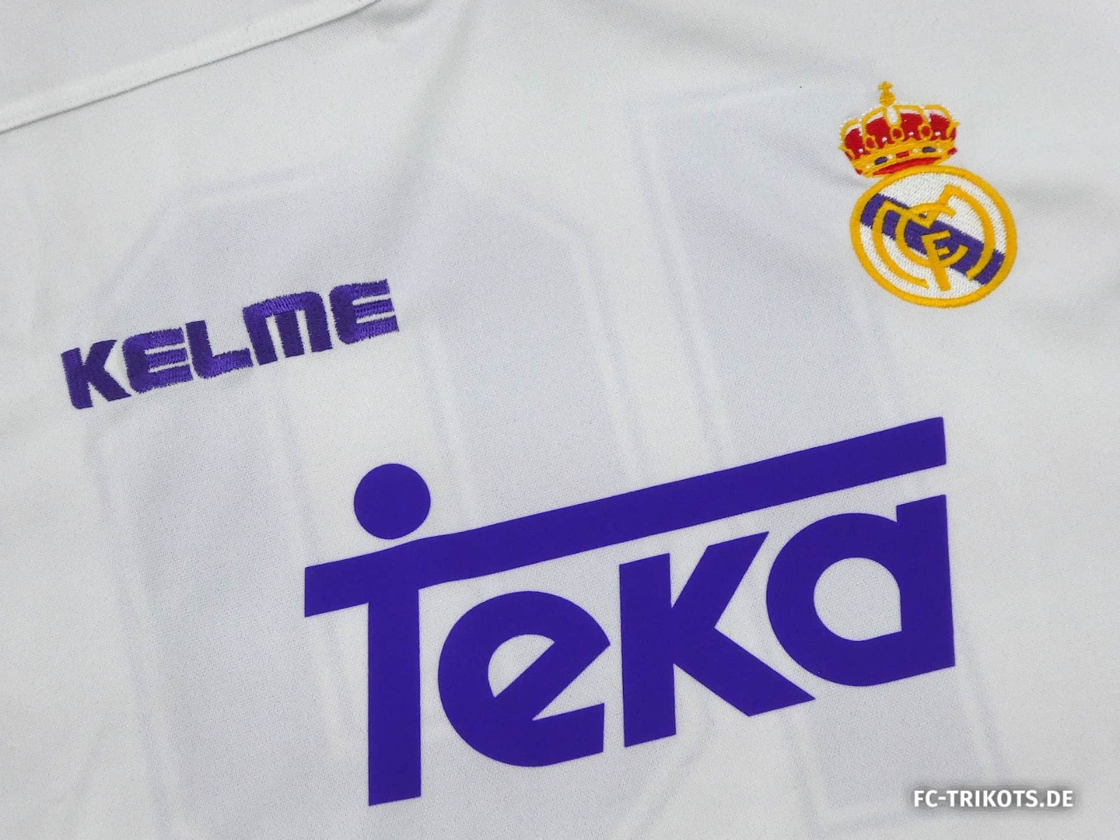 Real Madrid 1995-96 Champions League Home Kit