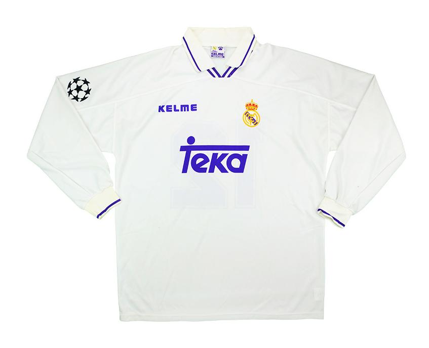 Real Madrid 1995-96 Champions League Home Kit