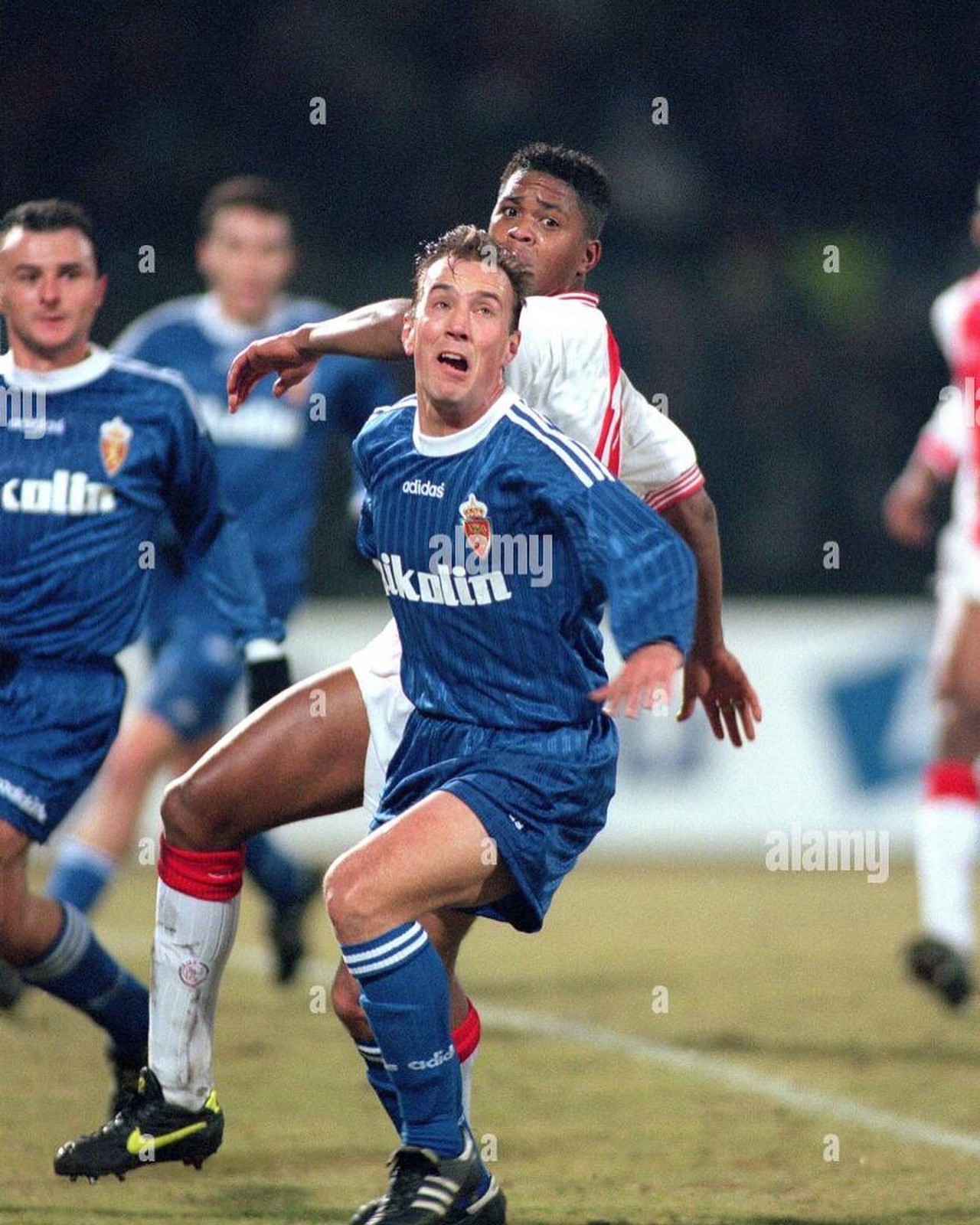 Real Zaragoza 1995-96 UEFA Super Cup Kit