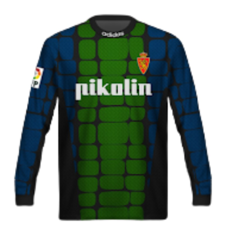 Real Zaragoza 1995-96 GK 2 Kit