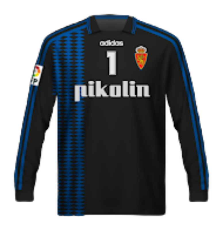 Real Zaragoza 1995-96 GK 3 Kit