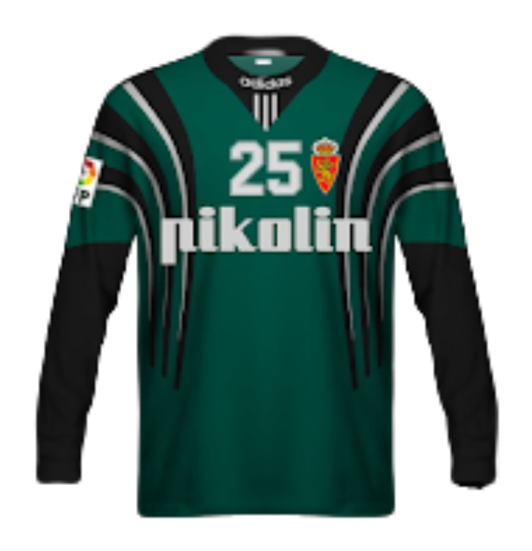 Real Zaragoza 1996-97 GK 1 Kit